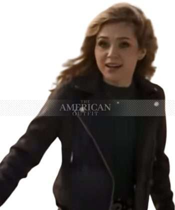 Stargirl Season 3 Courtney Whitmore Black Leather Jacket
