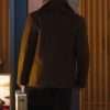 Ladybug Bullet Train Brown Cotton Peacoat
