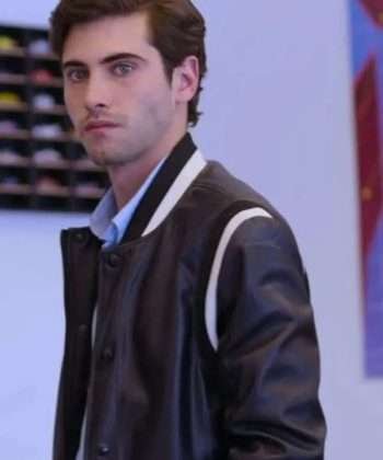 Patricio Gallardo Control-Z Gerry Black Leather Jacket
