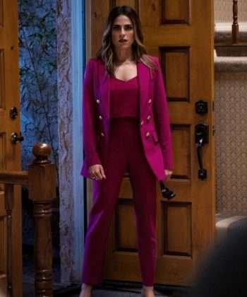 Audrey San Fernando Day Shift Karla Souza Pink Blazer