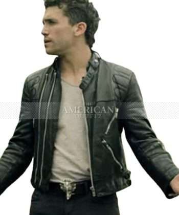 TV Series Money Heist Jaime Lorente Biker Leather Jacket