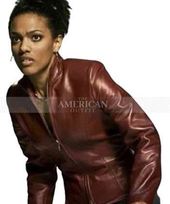 Freema Agyeman Doctor Who Maroon Jacket