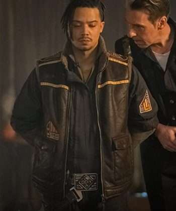 TV Series Doctor Who Vinder Brown Leather Vest