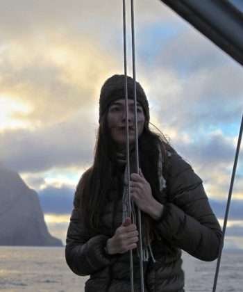 Dominique Braun Get Away If You Can Brown Puffer Hooded Jacket