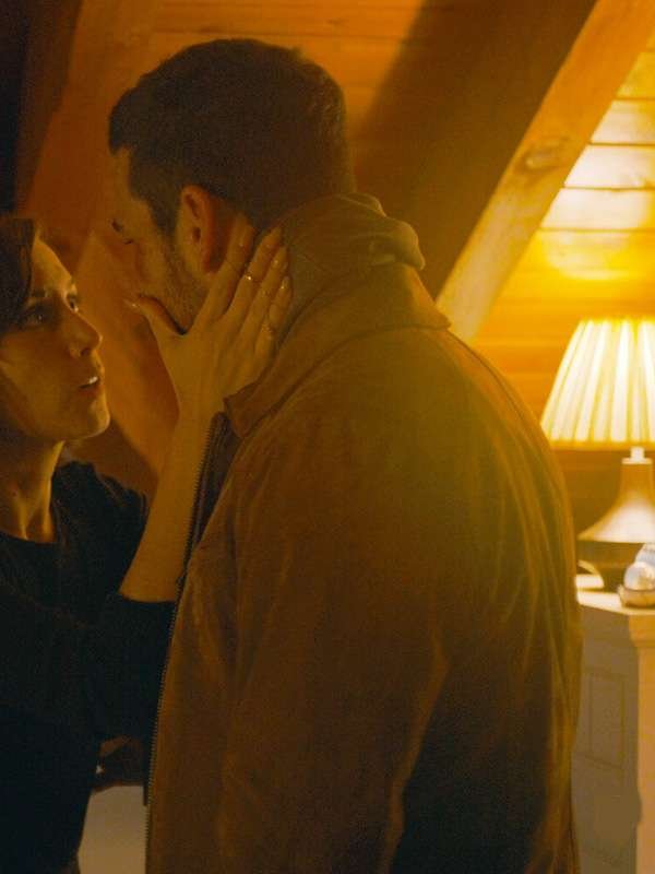 Felicity Jones The Last Letter from Your Lover Ellie Haworth Coat