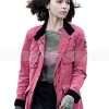 Secret Invasion Emilia Clarke Pink Jacket
