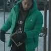 TV Series The Chi S05 Jacob Latimore Green Puffer Jacket