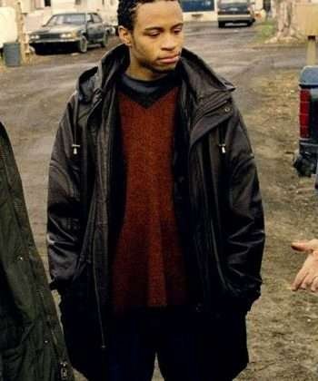 8 Mile Wink Brown Hooded Leather Jacket