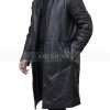Soren-066 Black Leather Coat