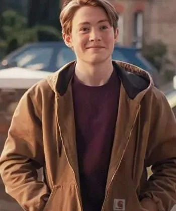 Nick Nelson TV Series Heartstopper Brown Hoodie