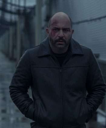 Lior Raz Hit & Run Segev Azulay Black Leather Jacket