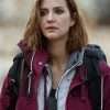 Irem Helvacioglu Maroon Cotton Jacket
