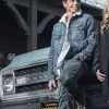 Matthew Lawrence Double Threat Jimmy Shearling Denim Jacket