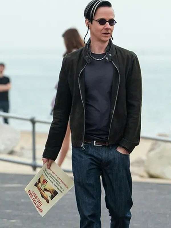 The Sandman 2022 Hal Carter Black Leather Jacket