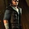 Mortal Kombat X Johnny Cage Black Leather Vest