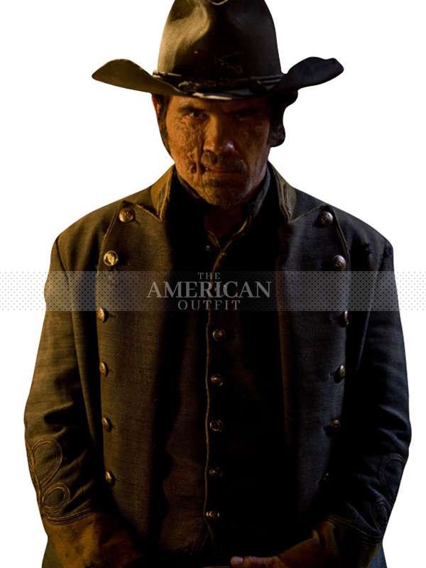Jonah Hex Josh Brolin Brown Trench Coat