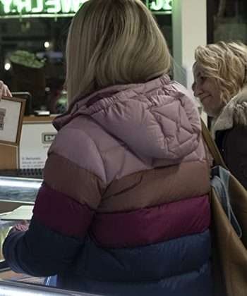 Kevin Can Fuck Himself Annie Murphy Multicolor Puffer Jacket