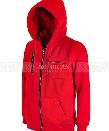 La Casa De Papel Halloween TV Series Money Heist Costume Red Hoodie Jacket
