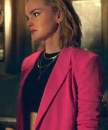 Eden Hawkins Locke & Key Hallea Jones Pink Blazer