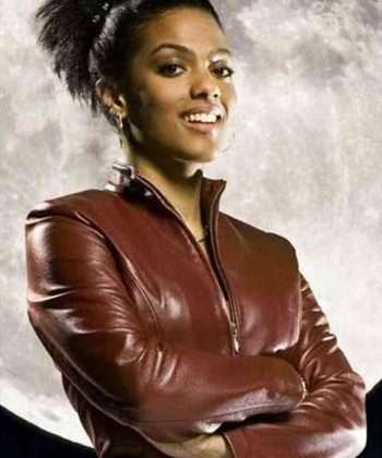 Doctor Who Freema Agyeman Maroon Leather Jacket