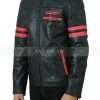 Mens Cafe Racer Leather Jacket