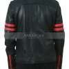 Mens Cafe Racer Black Biker Jacket