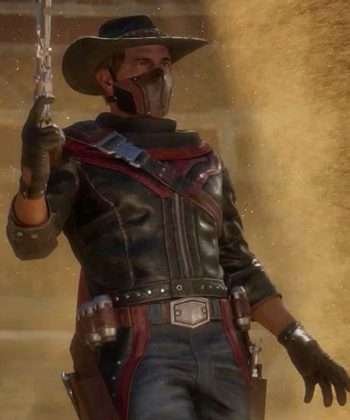 Video Game Series Mortal Kombat 11 Erron Black Leather Jacket