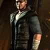 Video Game Mortal Kombat X Johnny Cage Black Hooded Vest