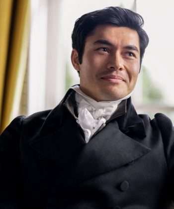 Henry Golding Persuasion Mr Elliot Black Cotton Trench Coat