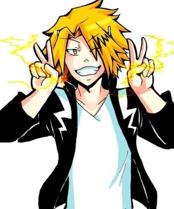 Denki Kaminari My Hero Academia Leather Jacket