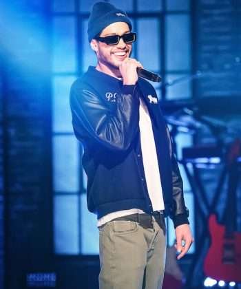 Pete Davidson Presents: The Best Friends 2022 Pete Davidson Black Leather Jacket