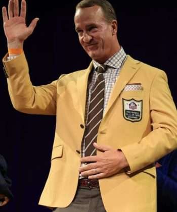 Hall Of Fame Pro Football Gold Coat