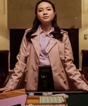 Jennifer Tong Tv Series Fakes Leather Coat