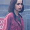 Emilia Clarke Secret Invasion Pink Cotton Jacket
