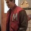 Alex Aiono in Pretty Little Liars Original Sin Maroon Varsity Jacket