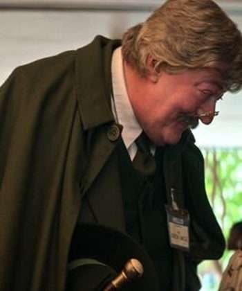 Stephen Fry The Sandman 2022 Wool Trench Coat