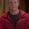 Johnny Lawrence Cobra Kai Season 5 Red Fleece Jacket