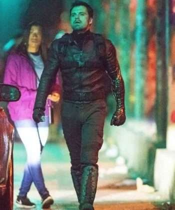 Bucky Barnes The Falcon and the Winter Soldier Leather Jacket