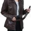 Captain America Brown Leather Jacket