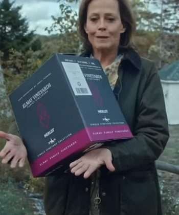 Sigourney Weaver The Good House Green Cotton Jacket