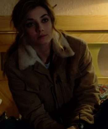 Giorgia Whigham TV Series The Punisher Brown Jacket