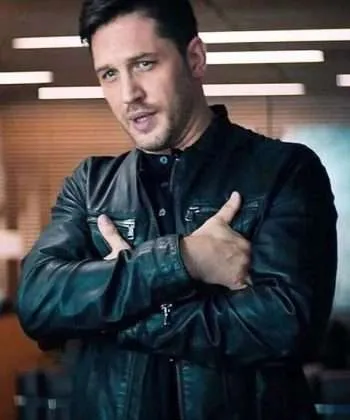 Tom Hardy Venom Eddie Brock Leather Jacket