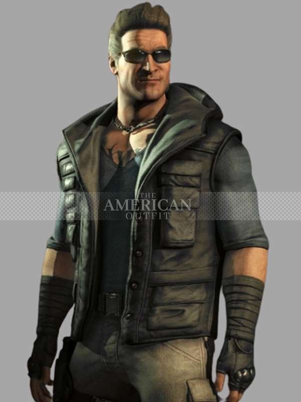 Johnny Cage Mortal Kombat X Black Vest