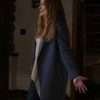 Virgin River Season 2 Alexandra Breckenridge Blue Wool Coat