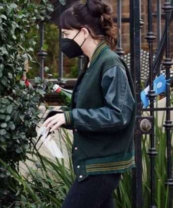 Dakota Johnson Am I OK (2022) Varsity Jacket