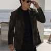 Jon Bernthal American Gigolo Grey Blazer Coat