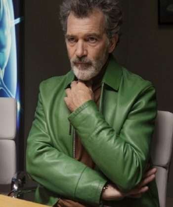 Pain and Glory Salvador Mallo Green Leather Jacket