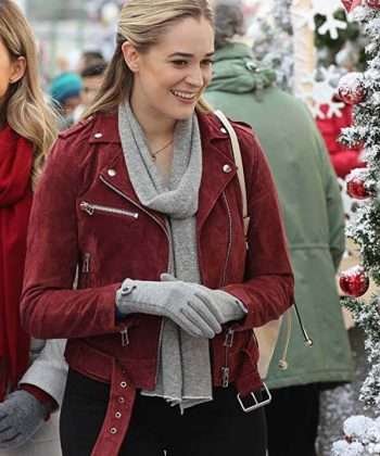 Brittany Bristow Christmas at the Palace Red Jacket