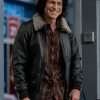 Ted Lasso Dani Rojas Black Bomber Leather Jacket