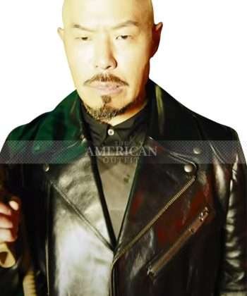 DMZ Wilson Lin Black Leather Jacket